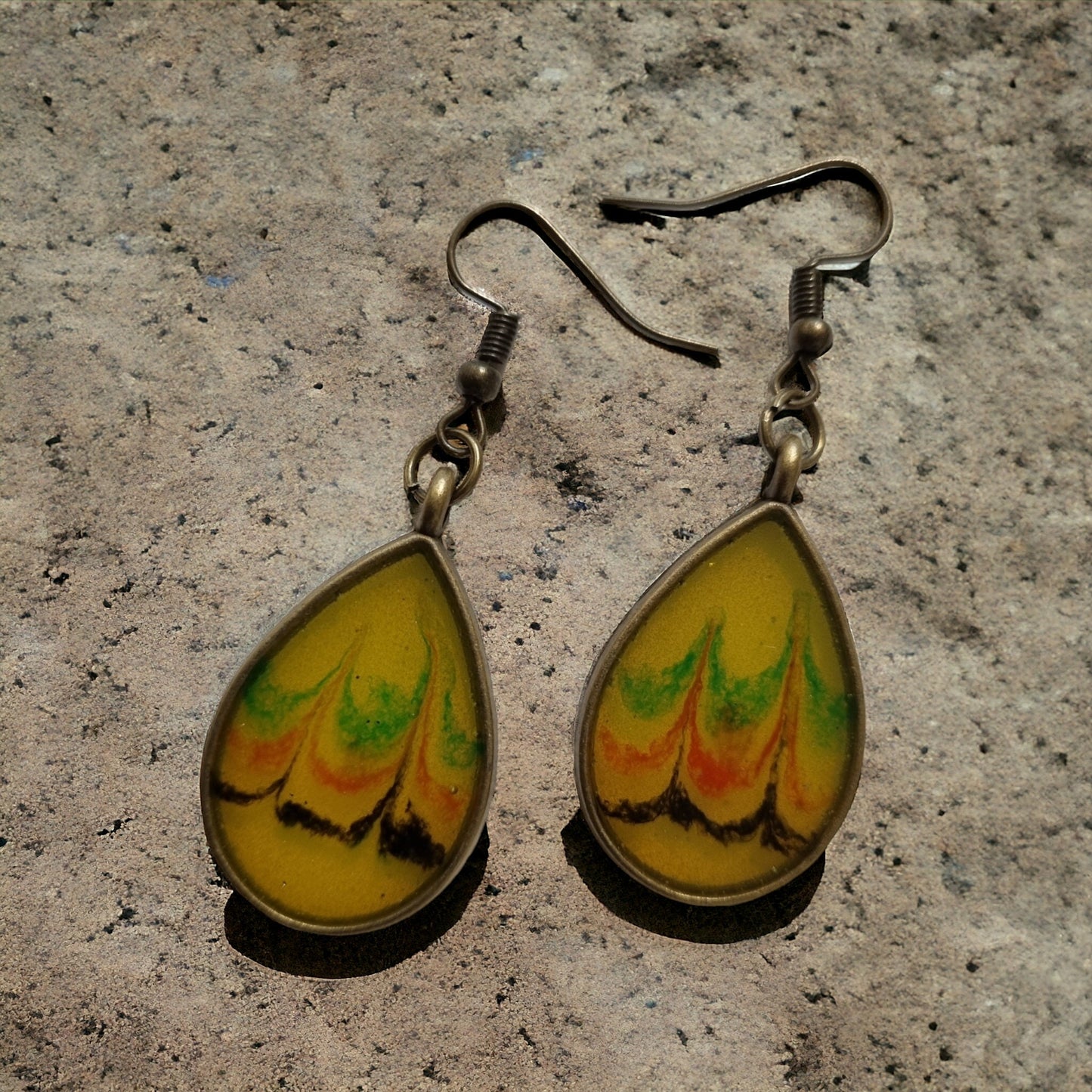 Rasta Dangle Earrings