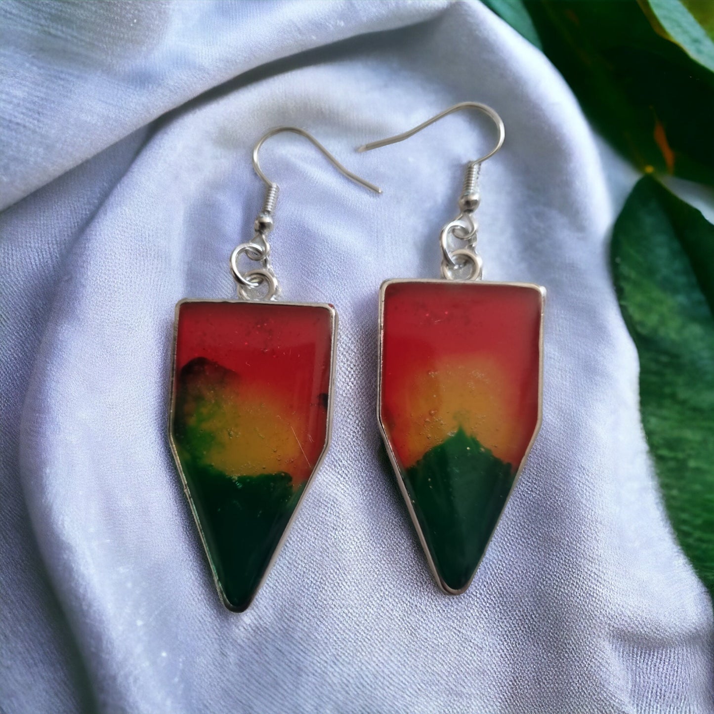 Rasta Dangle Earrings