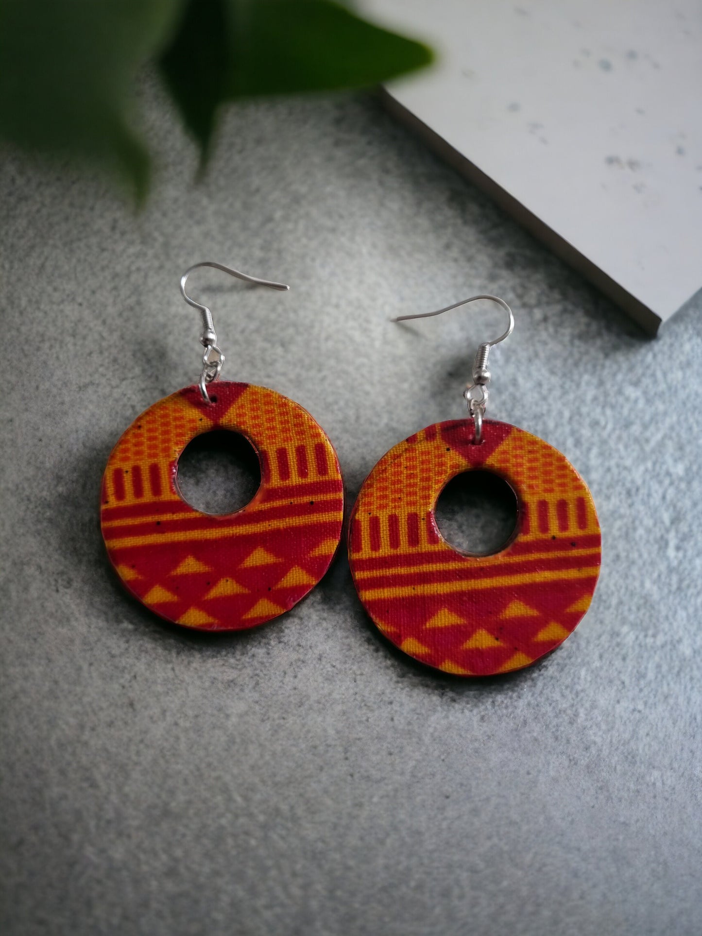 Round Dangle Earrings