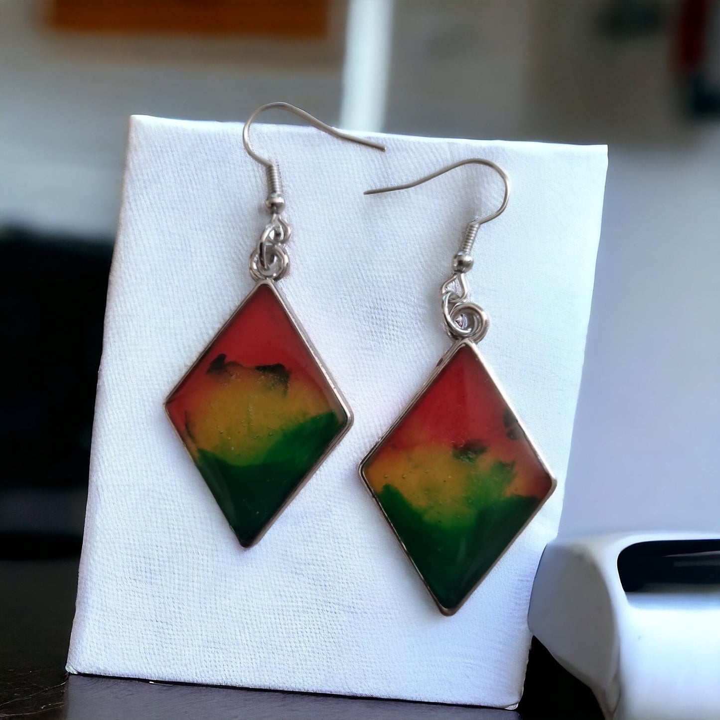 Rasta Dangle Earrings