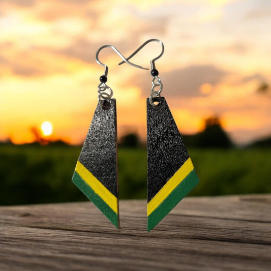 Jamaica-Style Dangle Earring