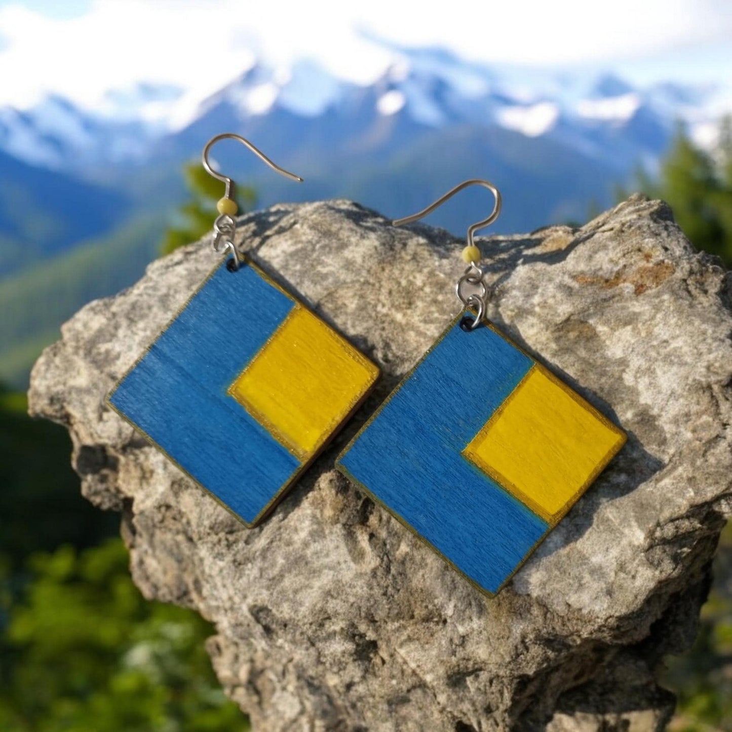 Abstract Style Dangle Earrings