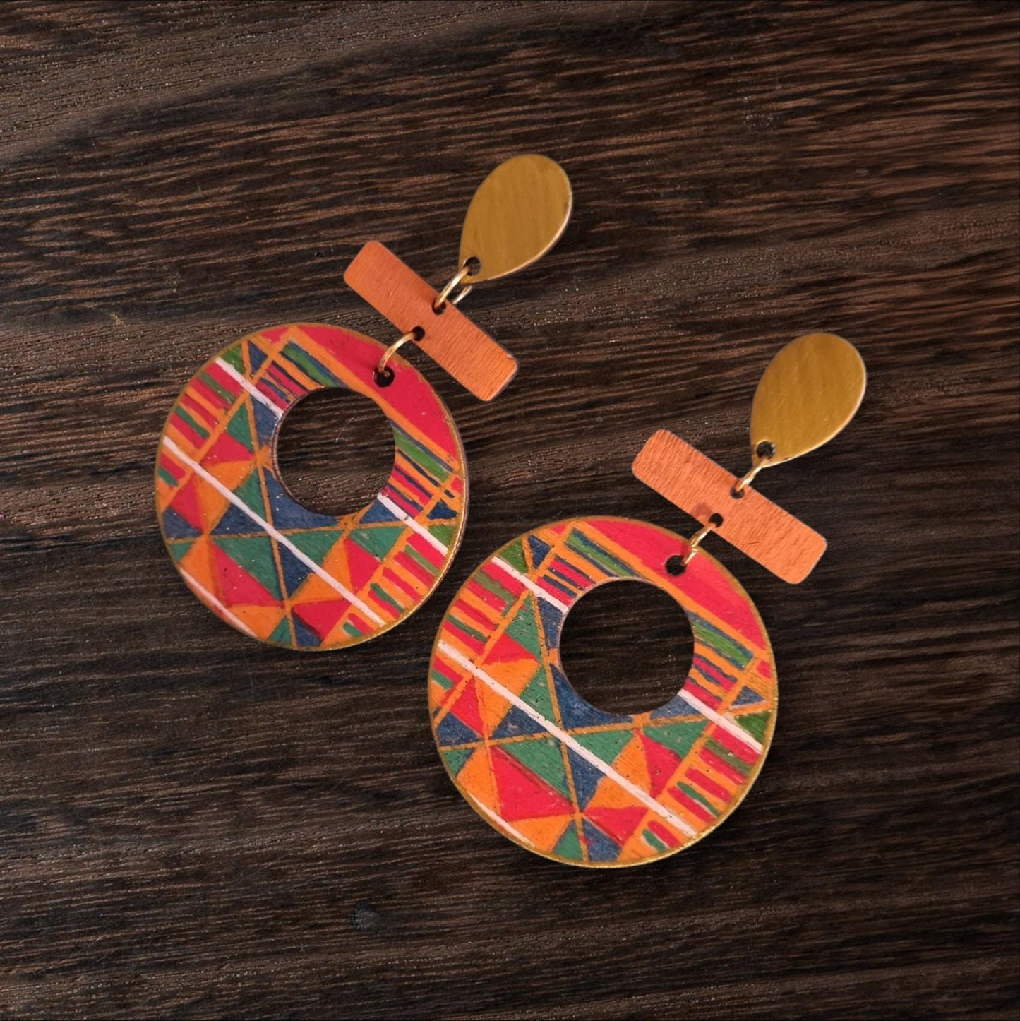 African Style Dangle Earrings