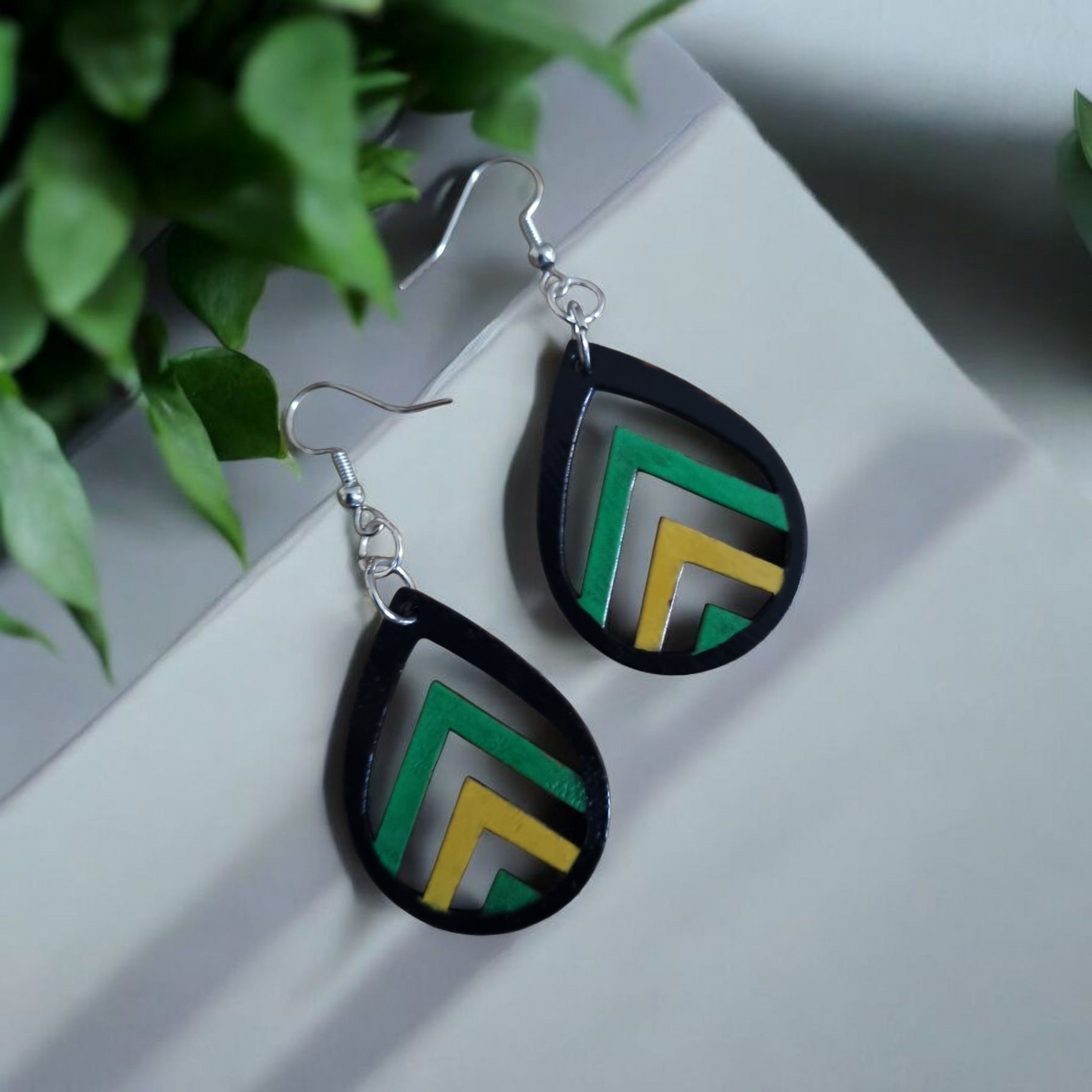 Jamaican-Style Dangle Earrings