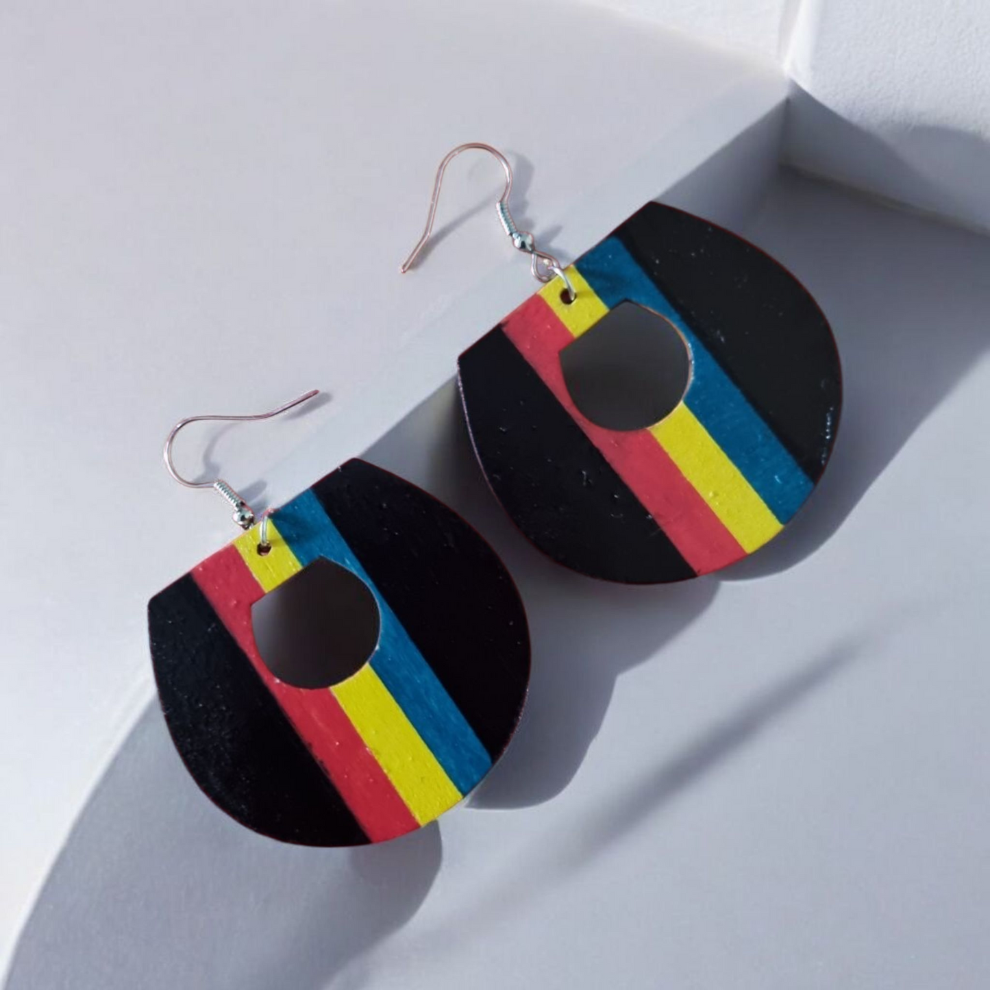 Rasta Style Dangle Earrings
