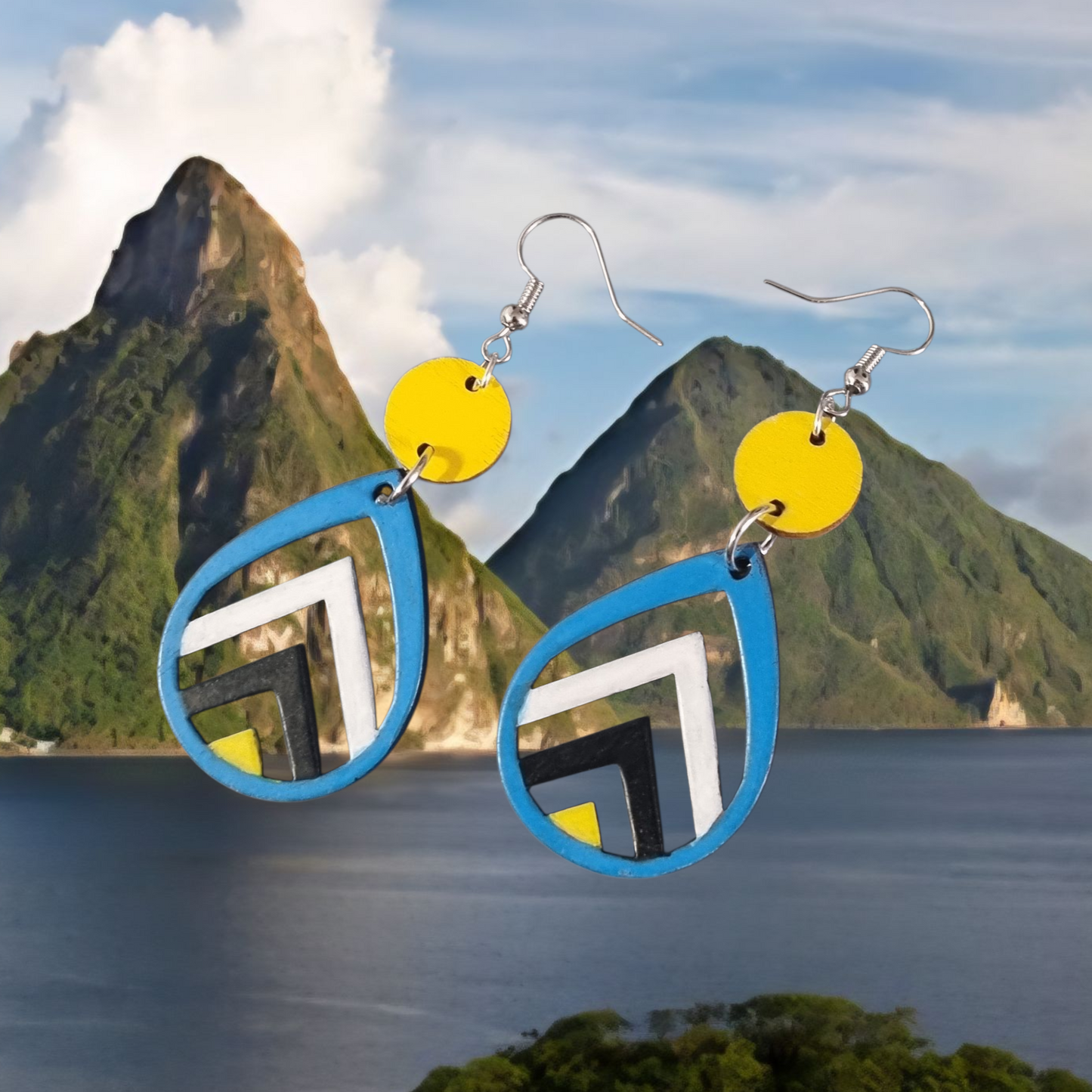 St. Lucian-Style Dangle Earrings