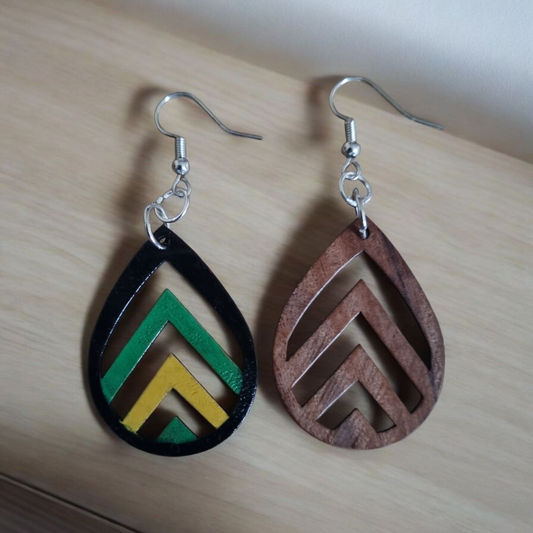 Jamaican-Style Dangle Earrings