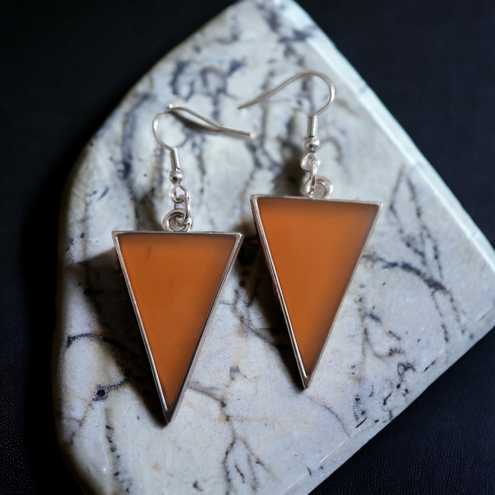 Triangle Dangle Earrings