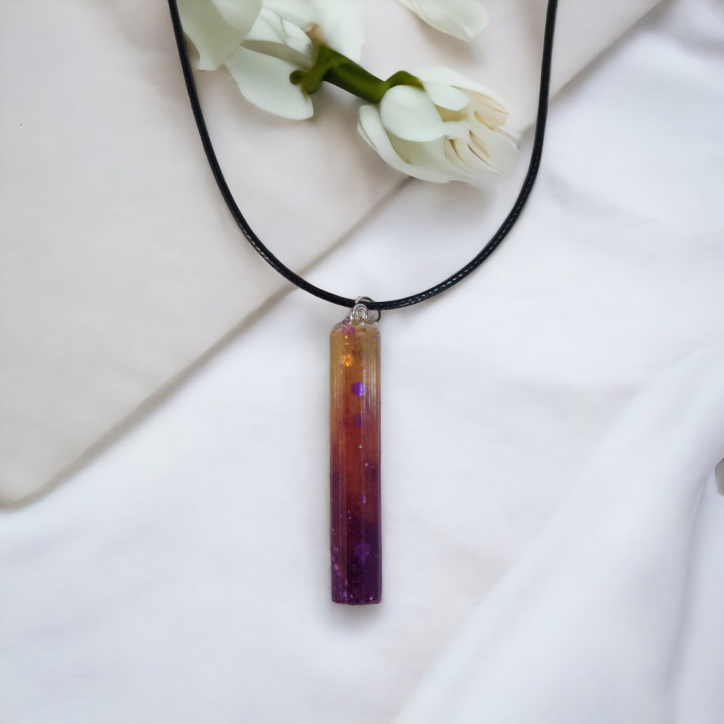 Purple Spark Necklace