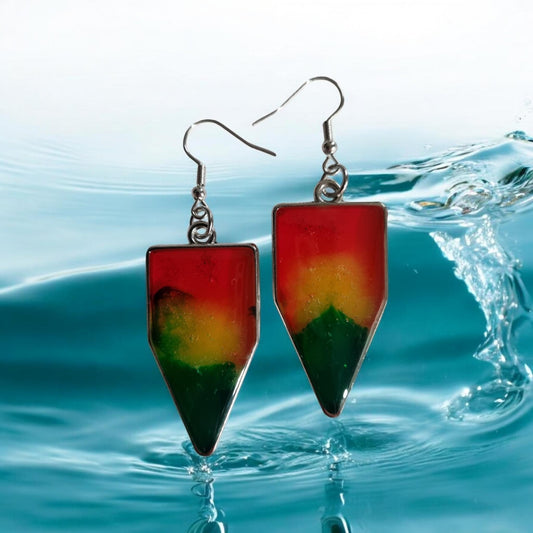 Rasta Dangle Earrings