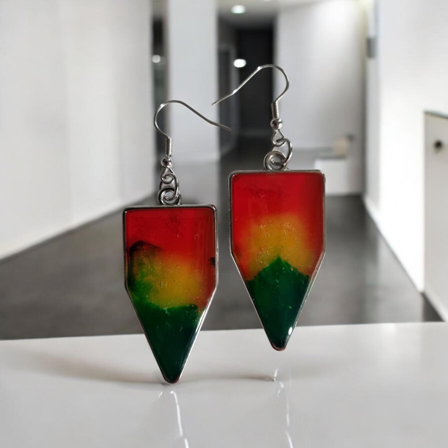 Rasta Dangle Earrings
