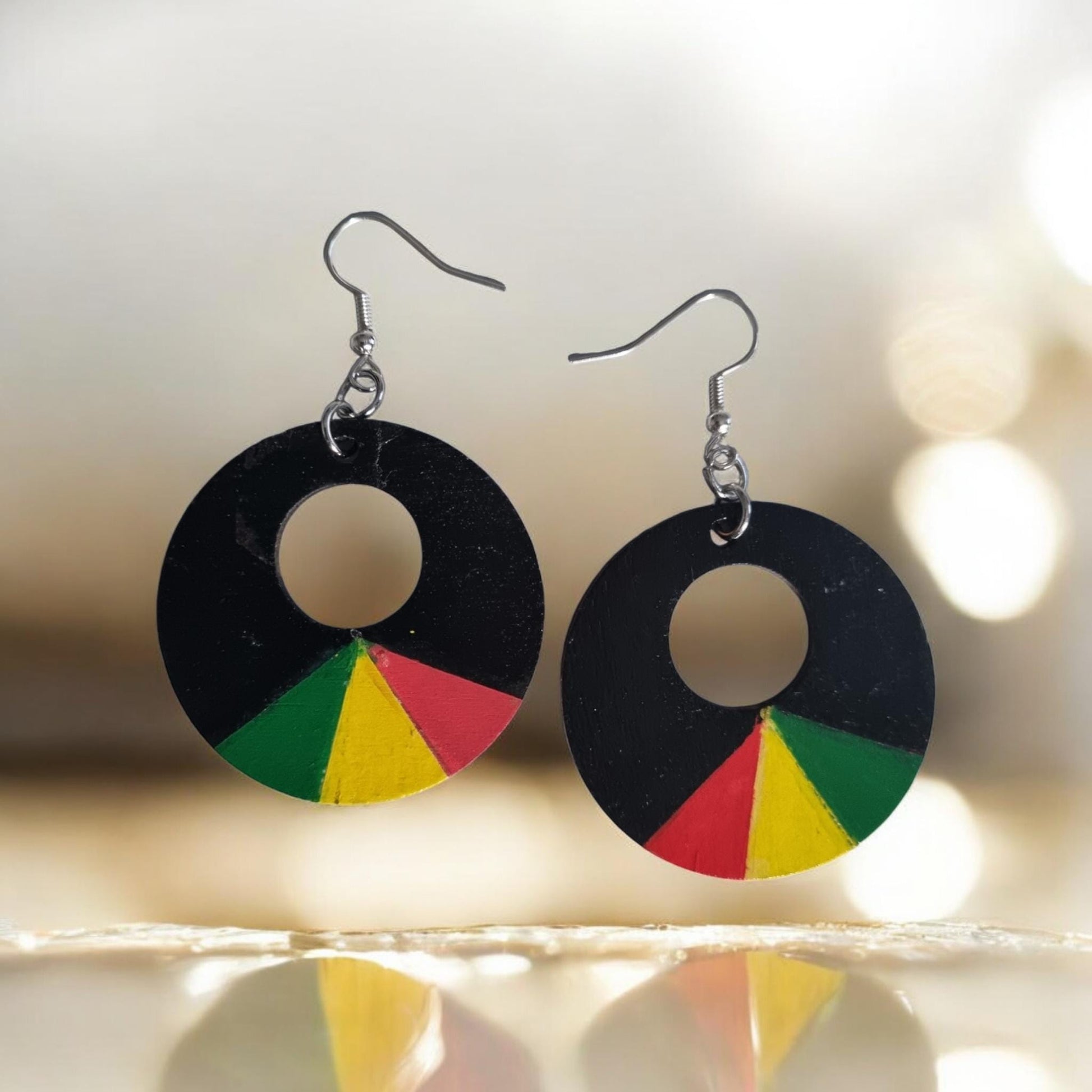 Rasta Dangle Earrings