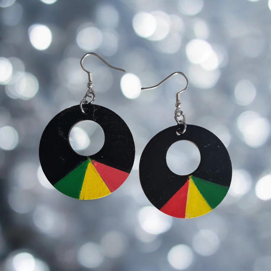 Rasta Dangle Earrings