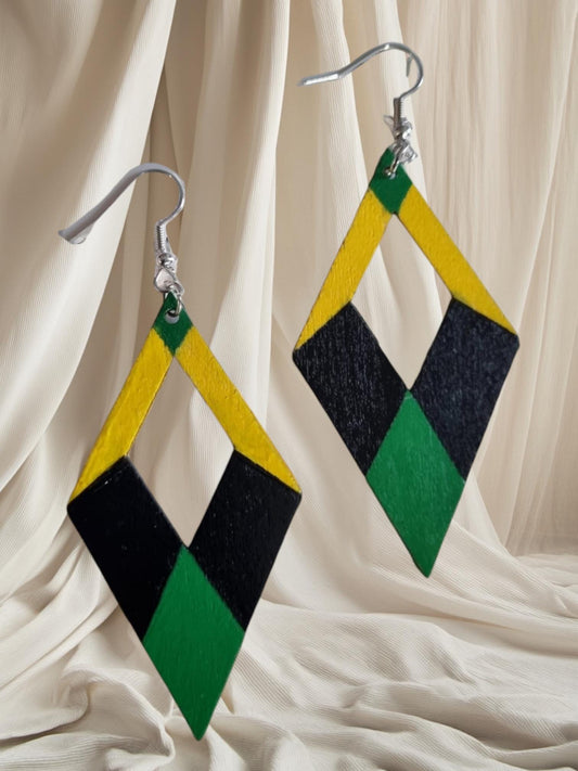 Jamaica-Style Dangle Earrings