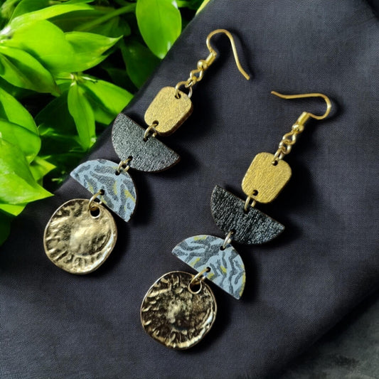 Green Drop Earrings