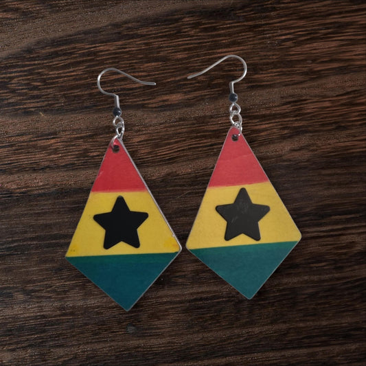 Ghanaian Style Dangle Earrings