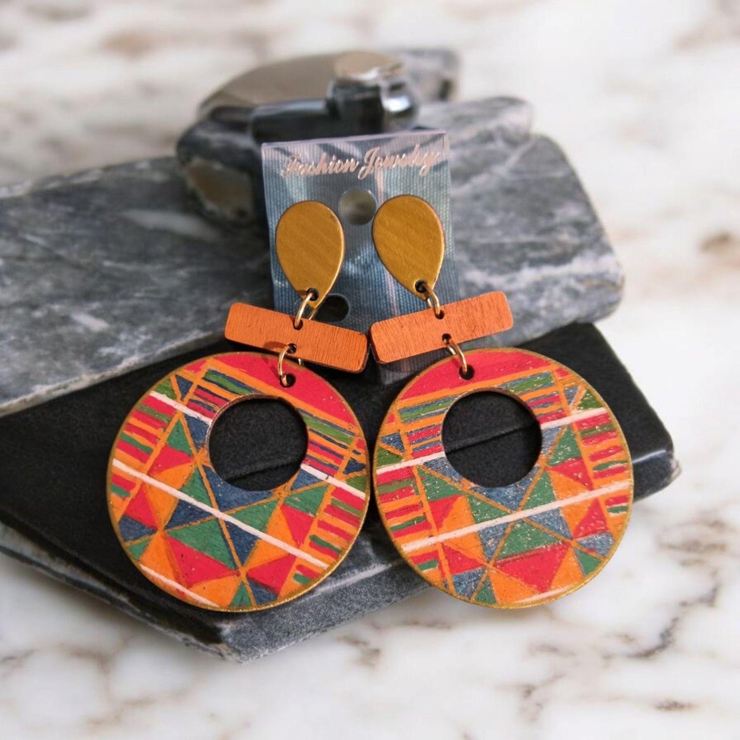 African Style Dangle Earrings