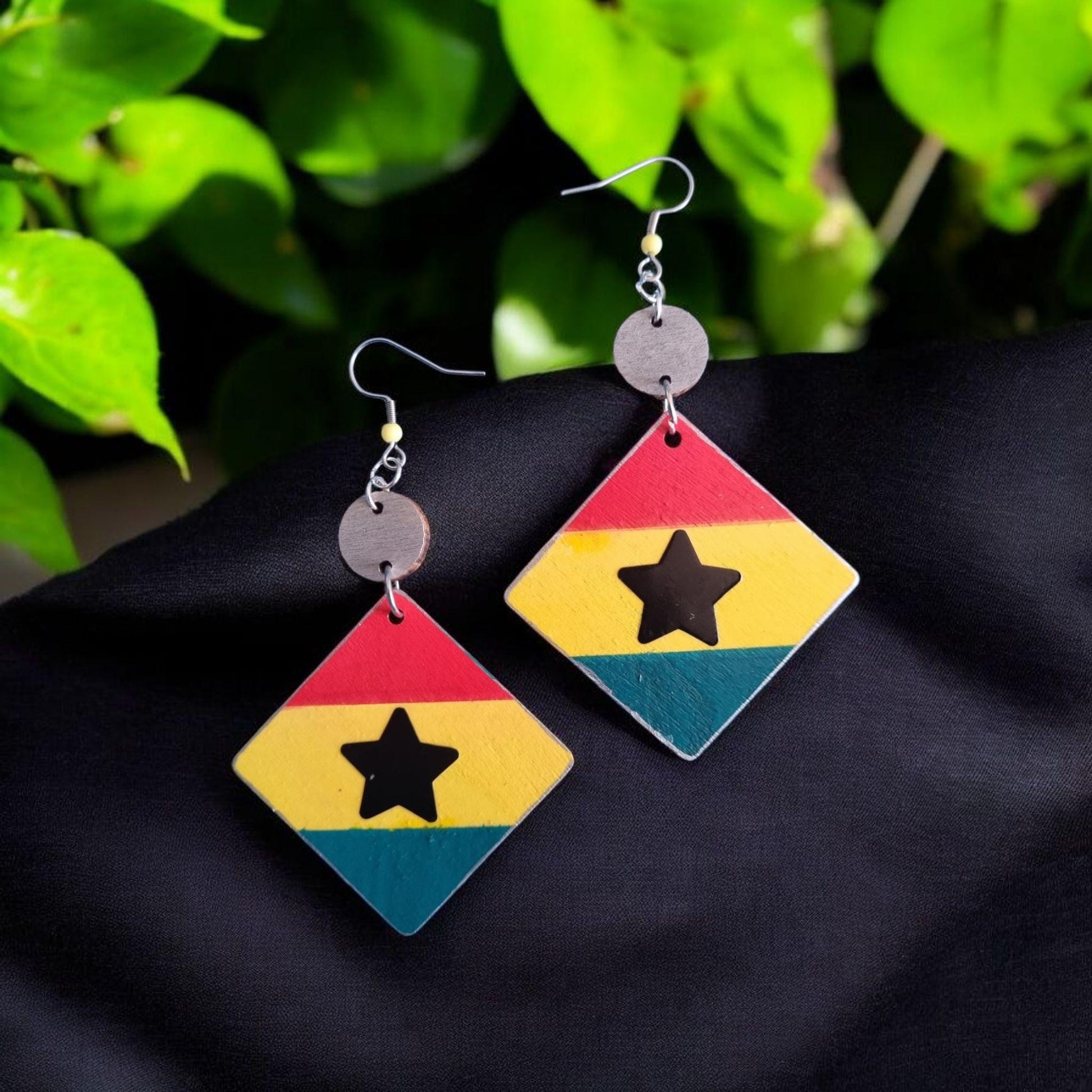 Ghanaian Style Dangle Earrings