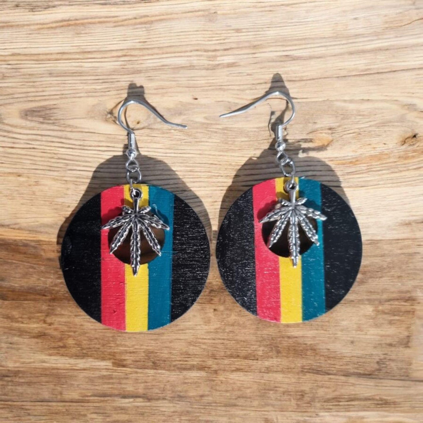 Rasta Dangle Earrings