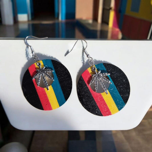 Rasta Dangle Earrings