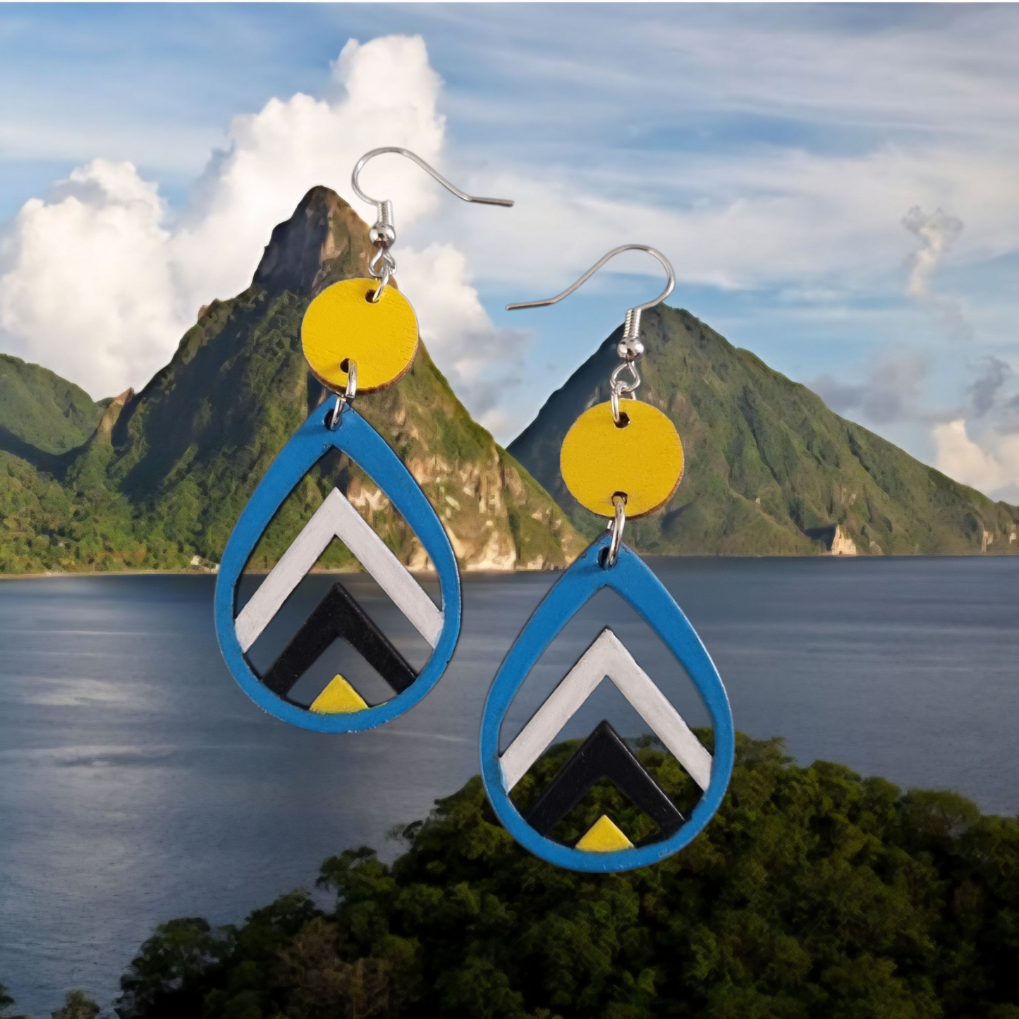 St. Lucian-Style Dangle Earrings