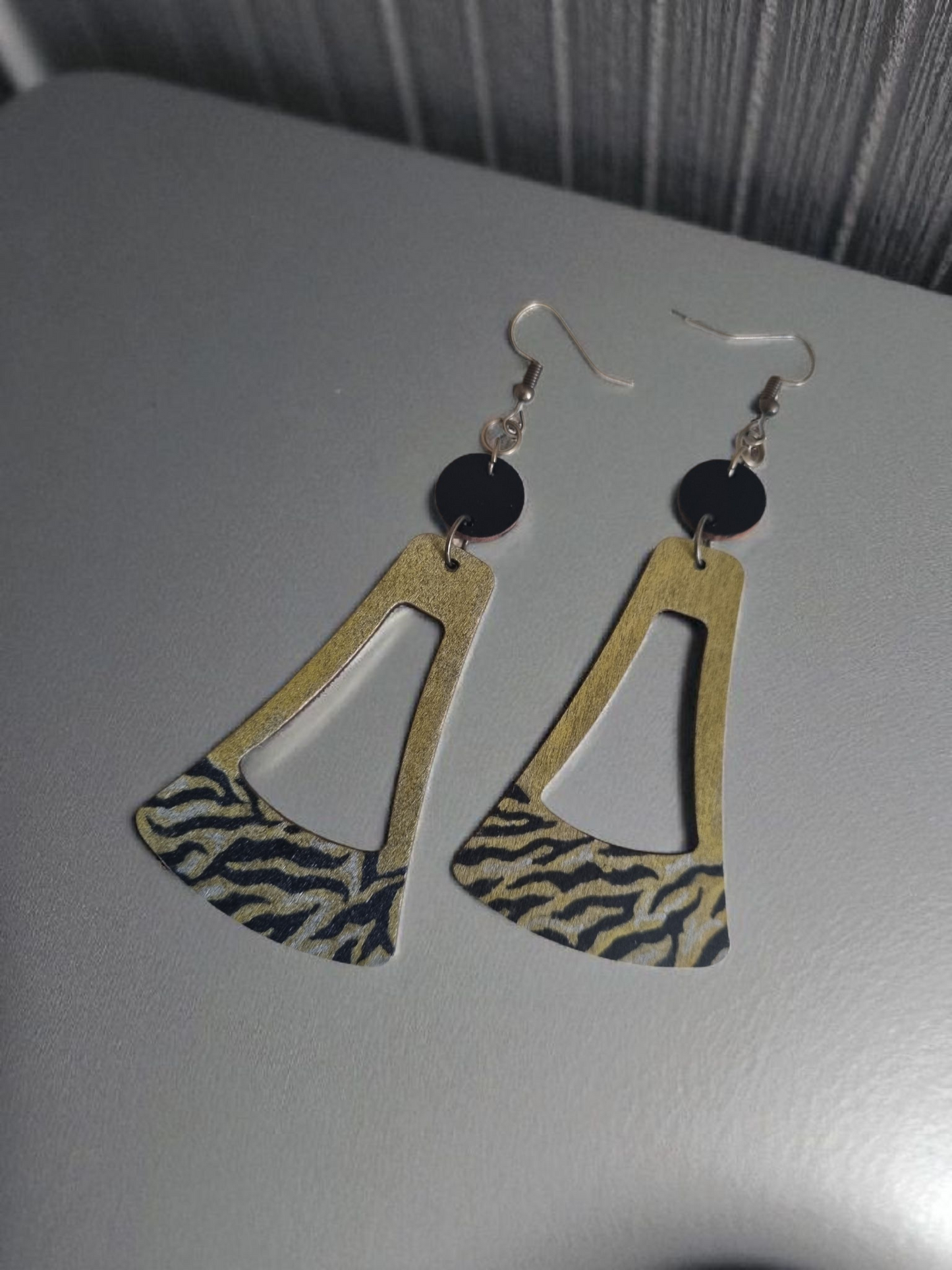 Tiger Dangle Earrings