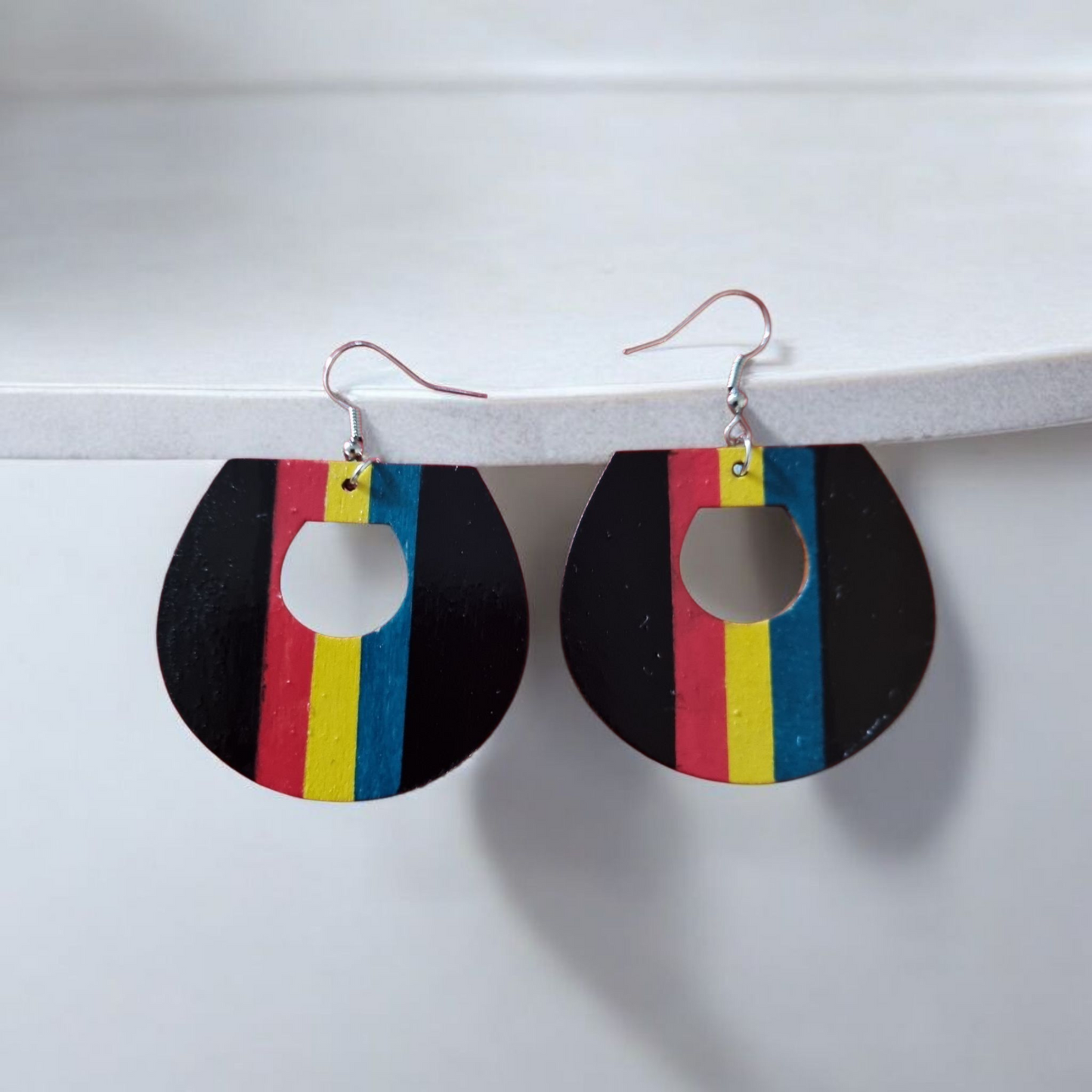 Rasta Style Dangle Earrings