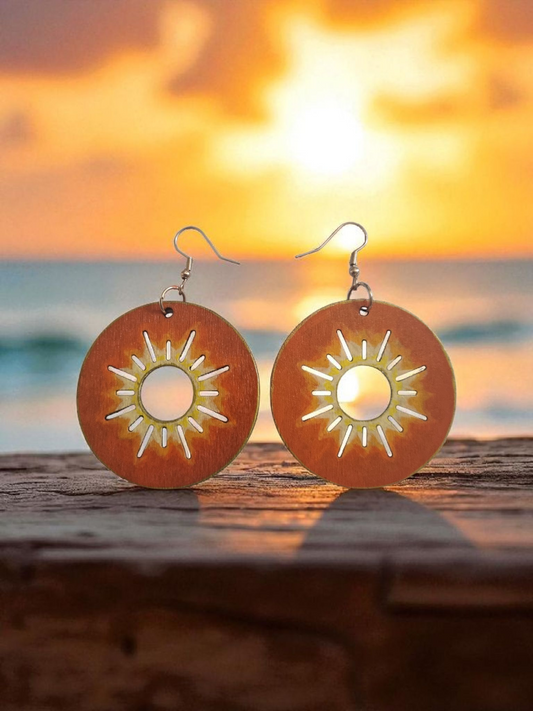Sunburst Dangle Earring