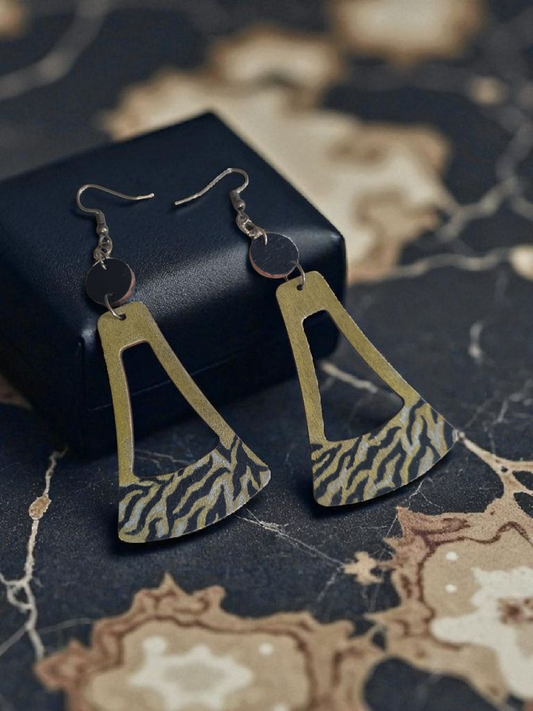 Tiger Dangle Earrings