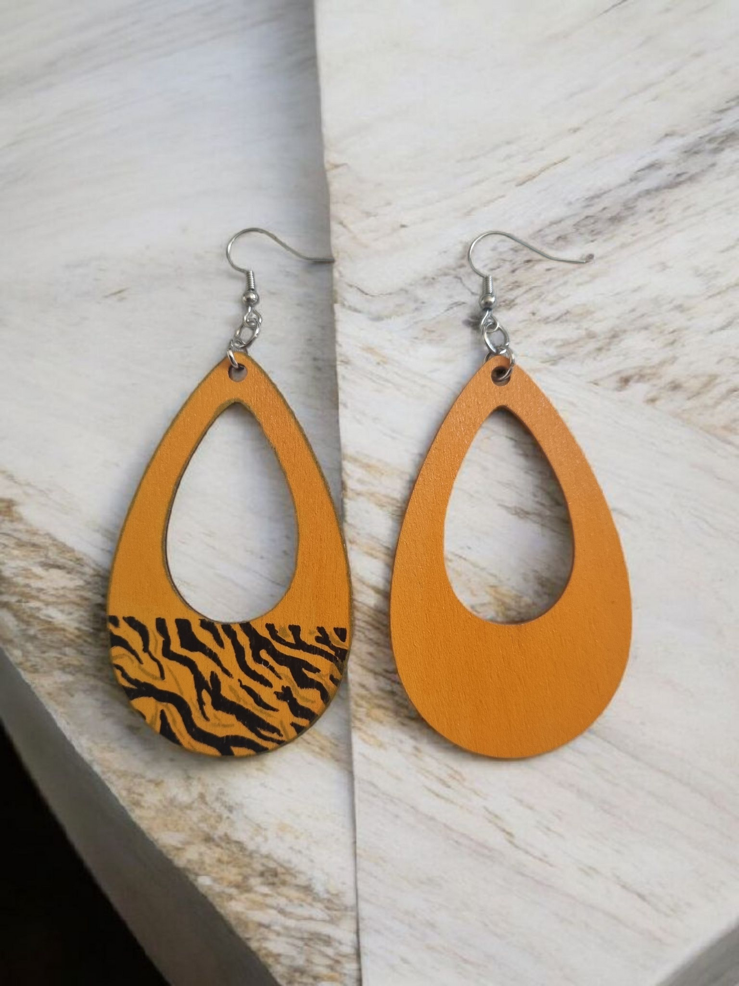 Tiger Teardrop Earrings