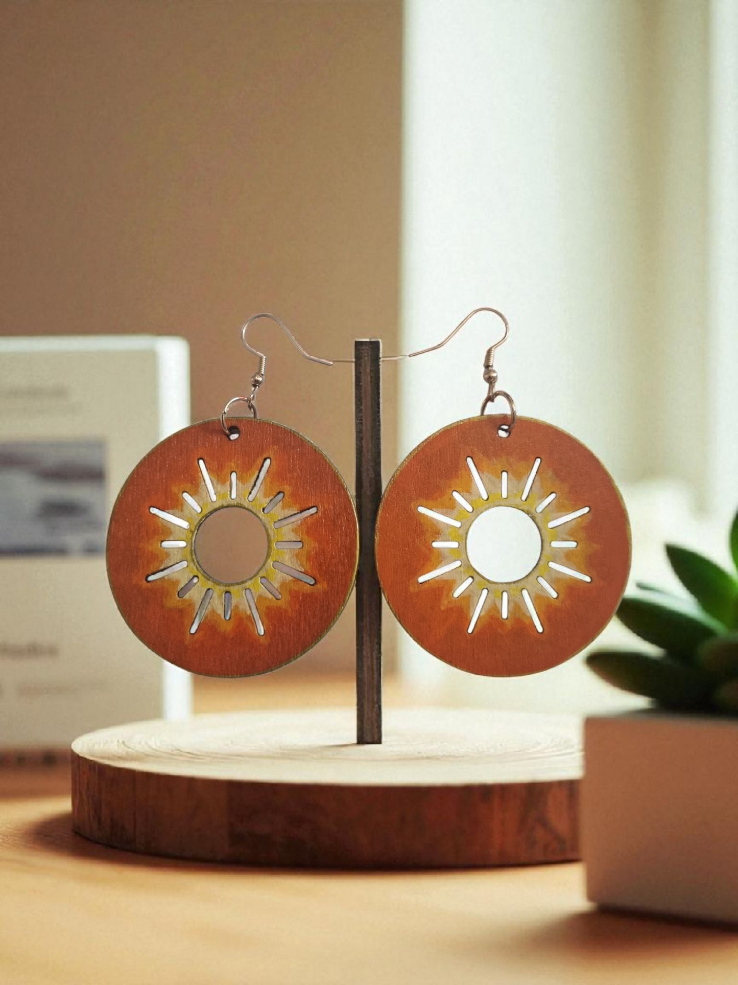 Sunburst Dangle Earring