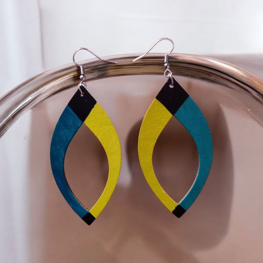 Jamaican-Style Dangle Earrings