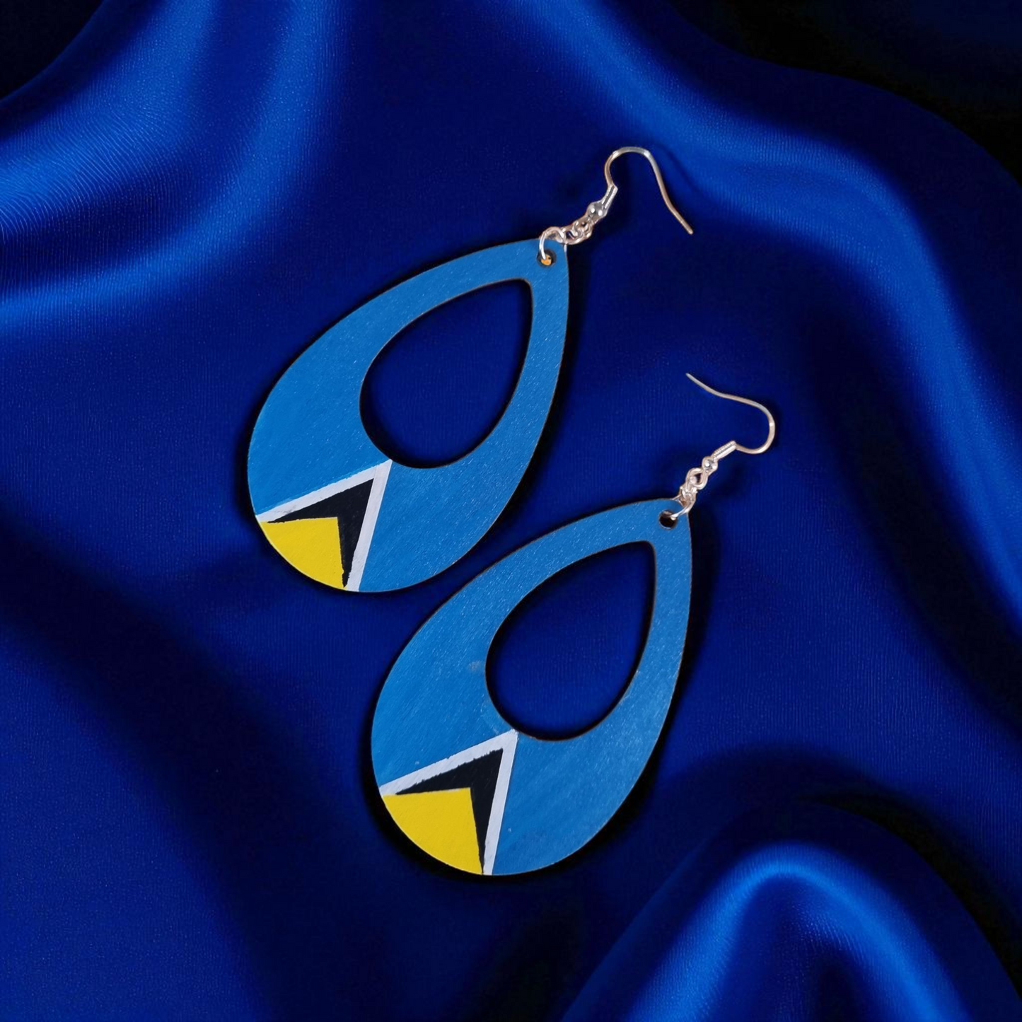 St. Lucian-Style Teardrop Earrings