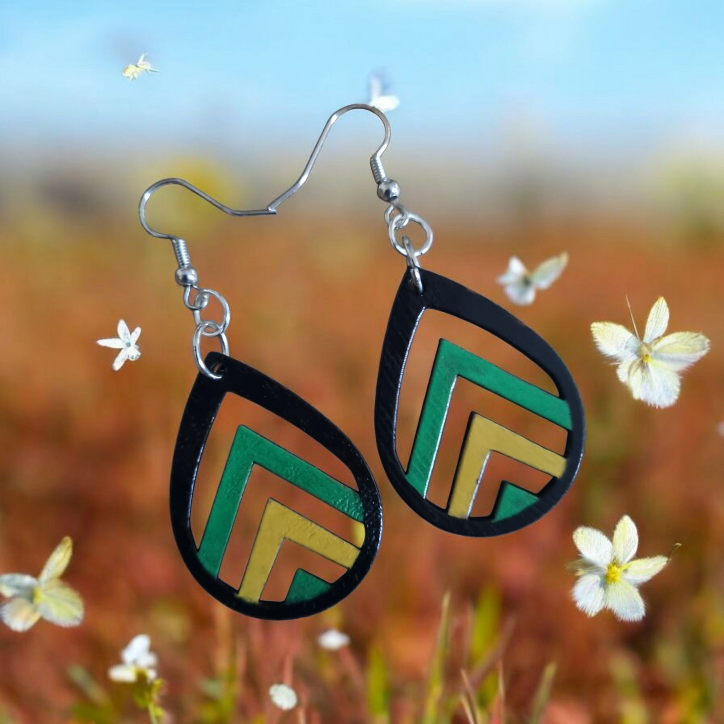 Jamaican-Style Dangle Earrings