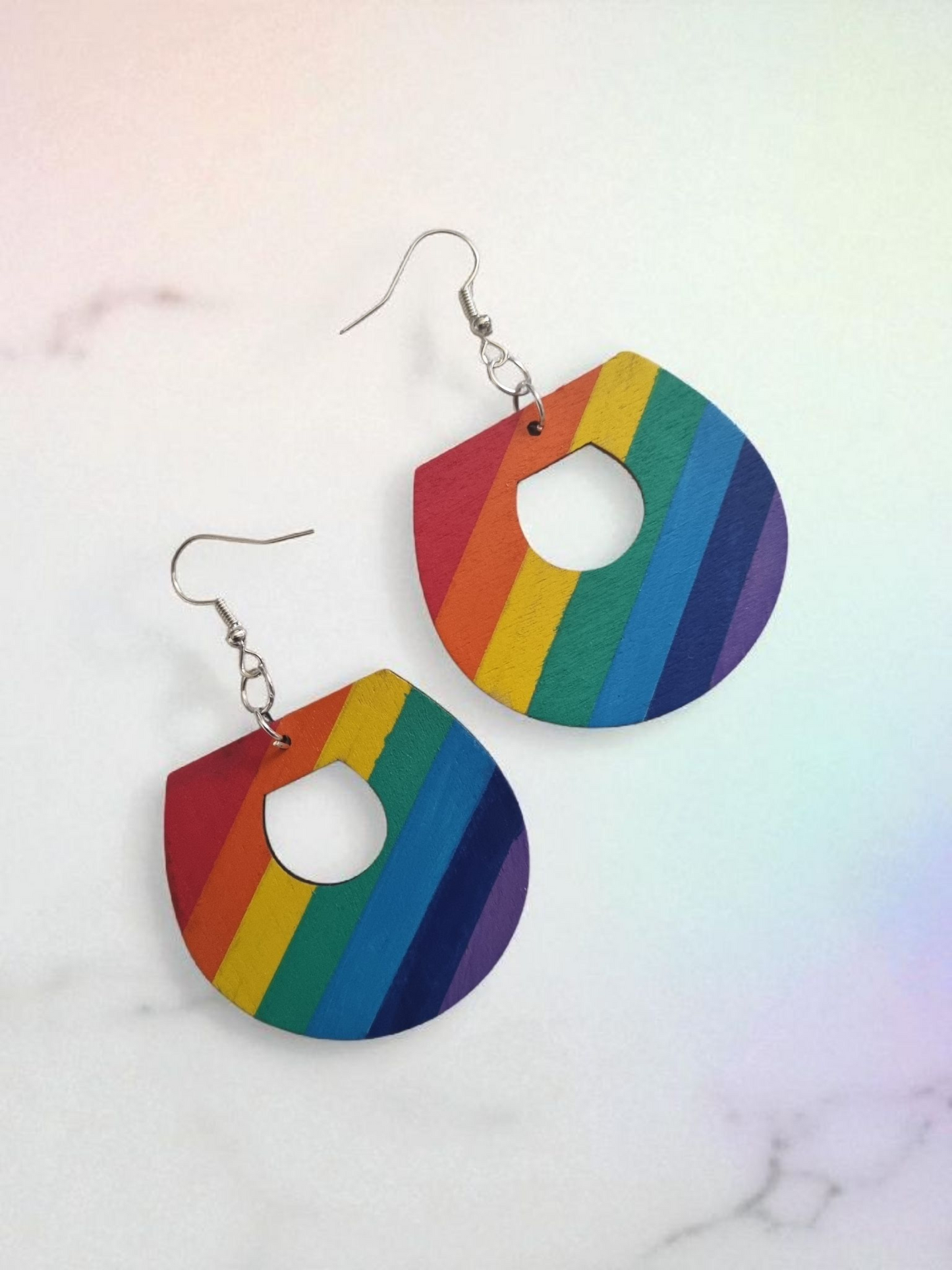Rainbow Style Dangle Earrings